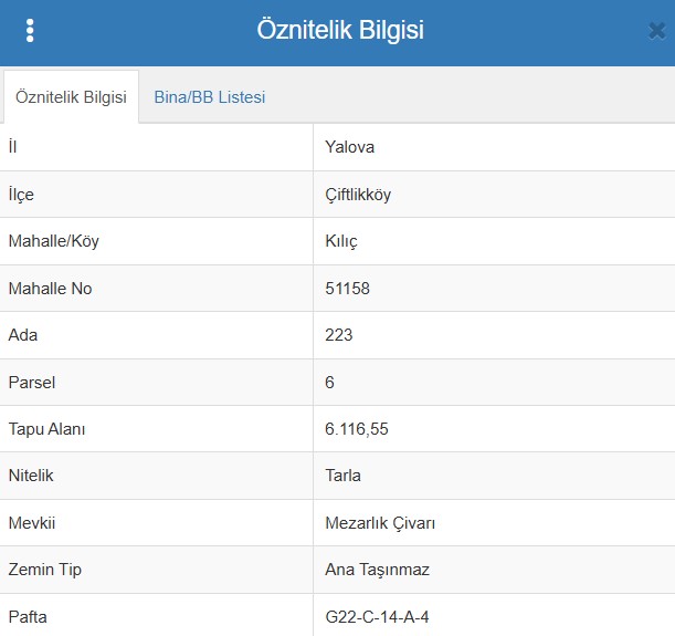 YALOVA ÇİFTLİKKÖY KILIÇ KÖYÜ’NDE 6.116 M²  TARLA SATILIKTIR - YALOVA ÇİFTLİKKÖY fotoğraf 6